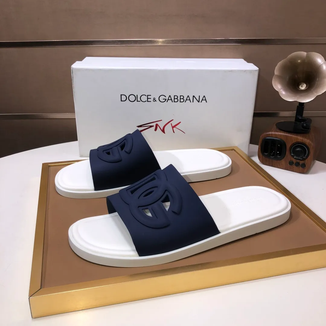 Men's shoes💰280💰【D&G】High-end quality Product trademark: DG "Dolce & Gabban*" slippers, Product material: Imported cowhide upper, original air cushion outsole, regular size: 38-45